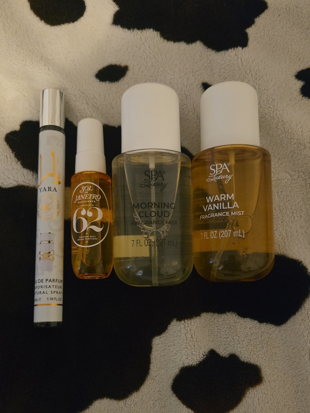 Warm Vanilla & Morning Cloud Fragrance Sol 62 & Yara